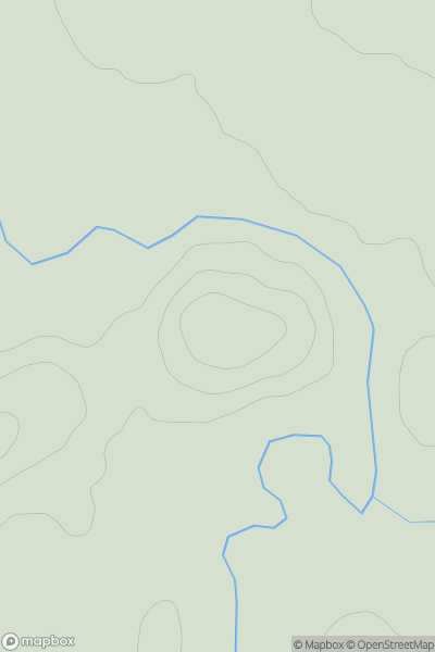Thumbnail image for Wood Hill [Carrick and Galloway] showing contour plot for surrounding peak